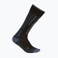 Slidinėjimo kojinės moterims Icebreaker Merino Ski+ Light OTC black/dawn/graphite