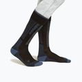 Slidinėjimo kojinės moterims Icebreaker Merino Ski+ Light OTC black/dawn/graphite 2