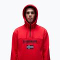 Vyriškas džemperis Napapijri Burgee Half Zip Hooded 2.0 red goji 4