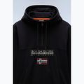 Vyriškas džemperis Napapijri Burgee Half Zip Hooded 2.0 black 041 7