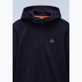 Vyriškas džemperis Napapijri B-Badge Half Zip Hooded blu marine 8