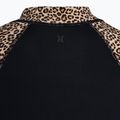 Moteriški plaukimo marškinėliai ilgomis rankovėmis Hurley Leopard Zip Front brown sugar 4