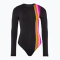 Hurley Fiji Fantasy Tie Back Moterų maudymosi kostiumas Surf Suit black