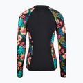 "Hurley" moteriška plaukimo striukė ilgomis rankovėmis "Fiji Fantasy Zip Front Rashguard" juoda 2