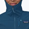 Moteriška softshell striukė Patagonia R1 CrossStrata Hoody lagom blue 5