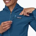 Moteriška softshell striukė Patagonia R1 CrossStrata Hoody lagom blue 7