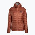 Moteriška apšiltinta striukė Patagonia Nano Puff Hoody burl red