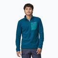 Vyriškas šiltas džemperis Patagonia R1 Air Zip Neck lagom blue