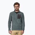 Vyriškas šiltas džemperis Patagonia R1 Air Zip Neck nouveau green