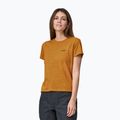 Moteriški marškinėliai Patagonia P-6 Logo Responsibili-Tee dried mango