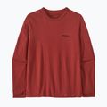 Moteriški trekingo marškinėliai Patagonia P-6 Logo Responsibili-Tee LS burl red 5