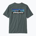 Vyriški Patagonia P-6 Logo Responsibili-Tee trekingo marškinėliai nouveau green 4