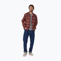 Vyriški marškiniai Patagonia Organic Cotton MW Fjord Flannel ice caps/burl red 3