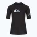 Vaikiški plaukimo marškinėliai Quiksilver All Time vallarta black