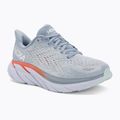 Moteriški bėgimo bateliai HOKA Clifton 8 Wide blue fog/plein air