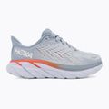 Moteriški bėgimo bateliai HOKA Clifton 8 Wide blue fog/plein air 2
