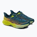 HOKA Speedgoat 5 vyriški bėgimo bateliai blue-green 1123157-BCEP 3