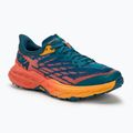 Moteriški bėgimo bateliai HOKA Speedgoat 5 Wide blue coral/camellia