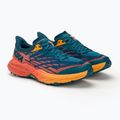 Moteriški bėgimo bateliai HOKA Speedgoat 5 Wide blue coral/camellia 4