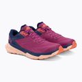 Moteriški bėgimo bateliai HOKA Zinal festival fuchsia/bellwether blue 4