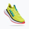 Moteriški bėgimo bateliai HOKA Carbon X 3 evening primrose/scuba blue 7