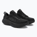 Vyriški bėgimo bateliai HOKA Bondi 8 black/black 5