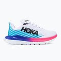 Moteriški bėgimo bateliai HOKA Mach 5 white/scuba blue 3