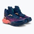 Moteriški bėgimo bateliai HOKA Speedgoat 5 Mid GTX bellwether blue/camellia 4