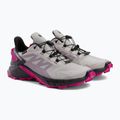 Moteriški bėgimo bateliai Salomon Supercross 4 GTX Grey L41735500 5
