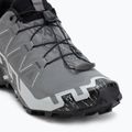 Vyriški bėgimo bateliai Salomon Speedcross 6 Wide quiet shade/black/pearl blue 7