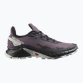 Salomon Alphacross 4 moteriški bėgimo bateliai moonscape/black/lunr 10
