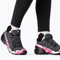 Moteriški bėgimo bateliai Salomon Speedrcross 6 grey L41743000 3