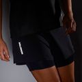 Moteriški bėgimo šortai Salomon Sense Aero 2IN1 deep black 5