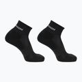 Kojinės Salomon Evasion Ankle 2 poros black/black