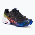 Vyriški bėgimo bateliai Salomon Speedcross 6 GTX black/surf the web/safety yellow