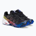 Vyriški bėgimo bateliai Salomon Speedcross 6 GTX black/surf the web/safety yellow 7