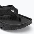 Moteriškos šlepetės per pirštą Salomon Reelax Break 6.0 black/black/alloy 7