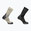 Salomon X Ultra Access Crew 2 poros juodalksnio spalvos kojinių 6