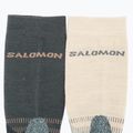 Salomon X Ultra Access Crew 2 poros juodalksnio spalvos kojinių 4