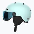 Vaikiškas slidinėjimo šalmas Salomon Orka Visor bleached aqua 2