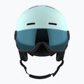 Vaikiškas slidinėjimo šalmas Salomon Orka Visor bleached aqua 3