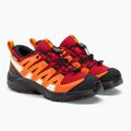 Salomon Xa Pro V8 CSWP red/black/opeppe vaikiški trekingo batai 4