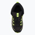 Salomon Xa Pro V8 Mid CSWP vaikiški trekingo batai juodi/deep lichen green/y 6