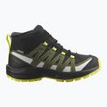 Vaikiški žygio batai Salomon Xa Pro V8 Mid CSWP black/deep lichen green/safety yellow 2
