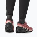 Salomon Speedcross 6 moteriški bėgimo bateliai cow hide/black/english rose 5