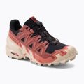 Moteriški bėgimo bateliai Salomon Speedcross 6 GTX black/cow hide/faded rose