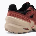 Moteriški bėgimo bateliai Salomon Speedcross 6 GTX black/cow hide/faded rose 12