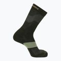 Kojinės Salomon X Ultra Crew peat/ deep lichen green/ kelp