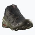 Vyriški bėgimo bateliai Salomon Speedcross 6 GTX juoda/peat/deep lichen green