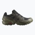Vyriški bėgimo bateliai Salomon Speedcross 6 GTX juoda/peat/deep lichen green 2